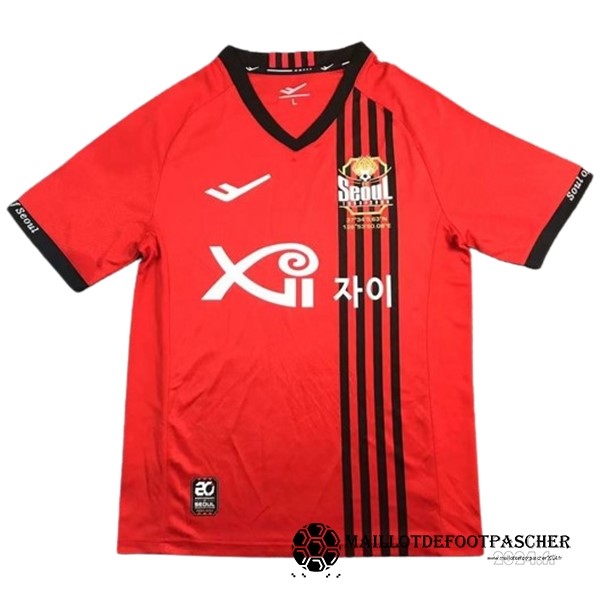 Thailande Domicile Maillot FC Seoul 2024 2025 Rouge Maillot De Foot Personnalisé Pas Cher