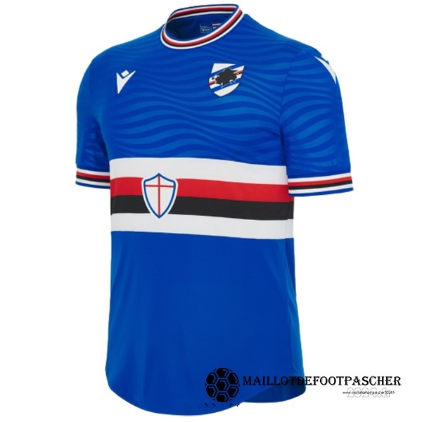 Thailande Domicile Maillot Sampdoria 2023 2024 Bleu Maillot De Foot Personnalisé Pas Cher