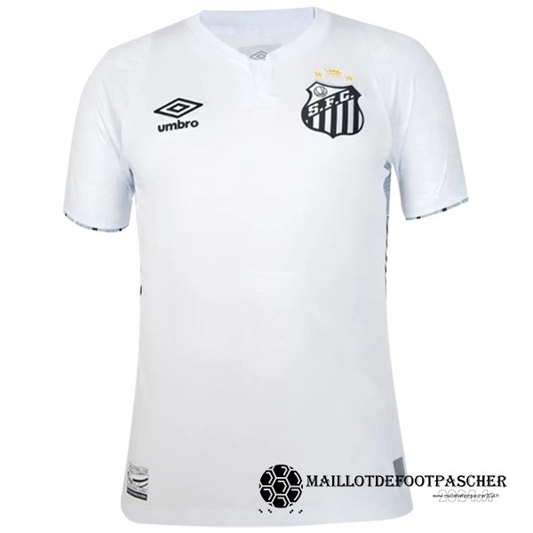 Thailande Domicile Maillot Santos 2024 2025 Blanc Maillot De Foot Personnalisé Pas Cher