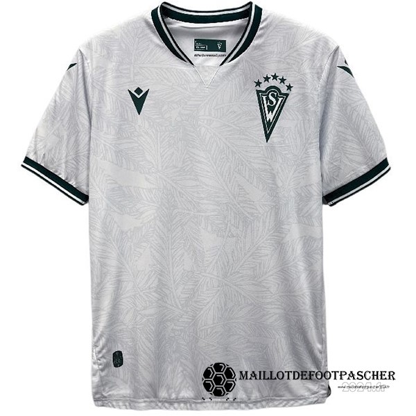 Thailande Exterieur Maillot Santiago Wanderers 2024 2025 Blanc Maillot De Foot Personnalisé Pas Cher